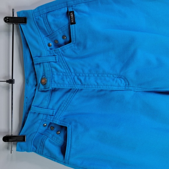 Rockies Robin Egg Blue High-Rise Western Jeans Waist 26" Inseam 37 - Picture 3 of 16
